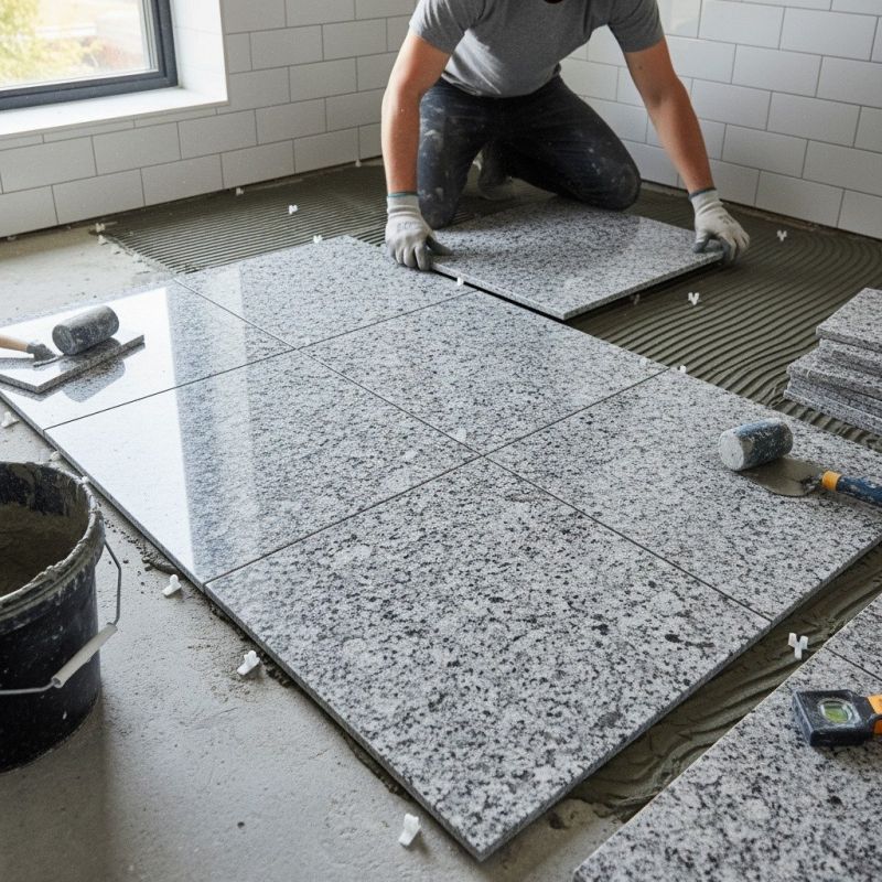 Granite Slab Installation